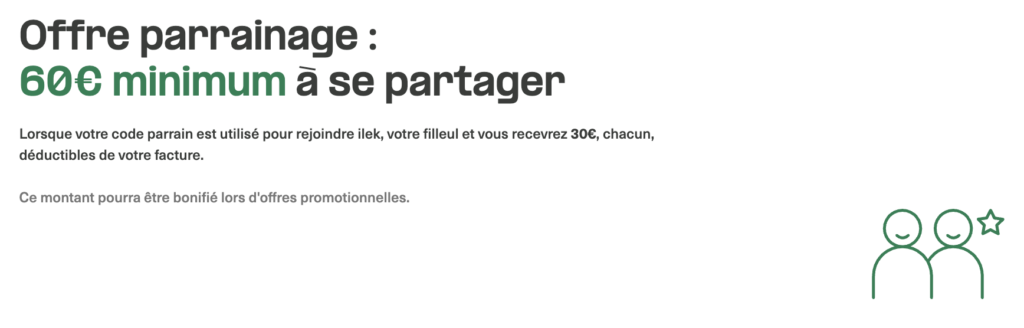 Réduction de la facture d'énergie grâce au programme de parrainage ilek